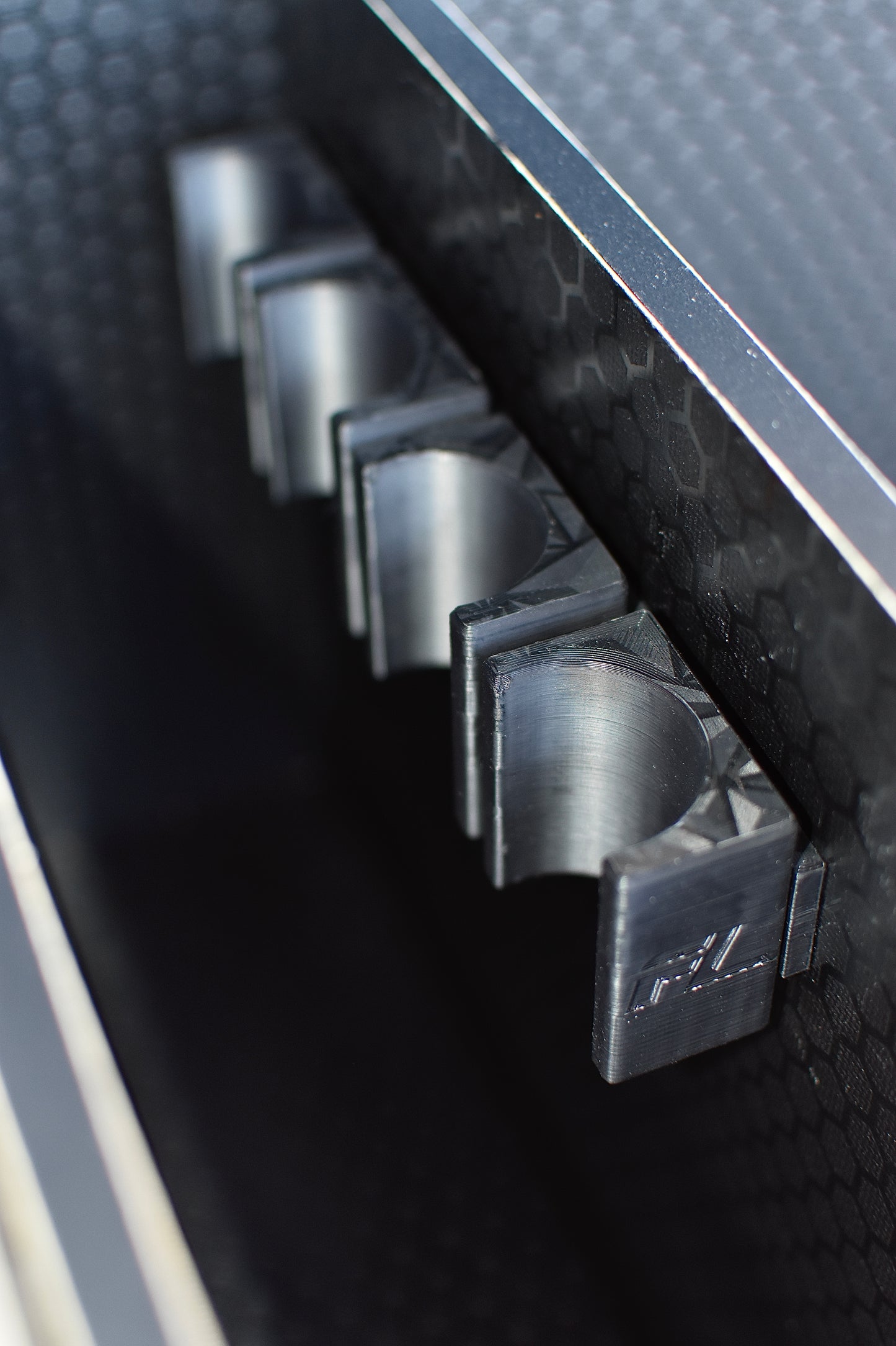 Push-fit condiment / spice jar holders